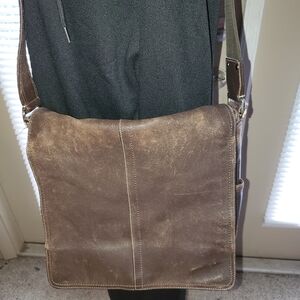 Coach Leather Transatlantic Grabtan Messenger Shoulder